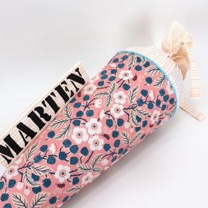 Cartable personnalisé en tissu | Cône de sucre | Ronce | avec nom | Filles Garçons