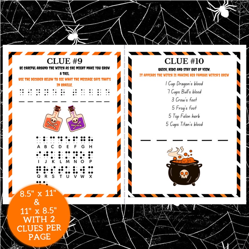 Indoor Halloween Treasure Hunt for Older Kids | Halloween Scavenger ...