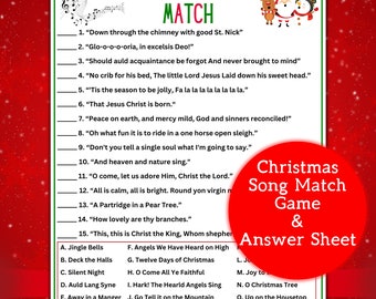Christmas Song Trivia Game | Christmas Music Trivia | Christmas Carol Trivia | Christmas Trivia | Christmas Party Game