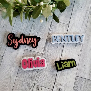 4 inch Personalized acylic name magnets