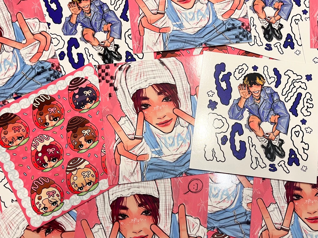 Stray Kids Art Prints hyunjin, Jeongin, OT8 - Etsy