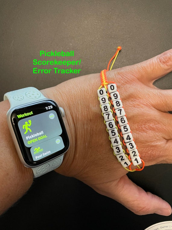 Pickleball Score Keeper Made for Adult Female Hand 6mm Etsy