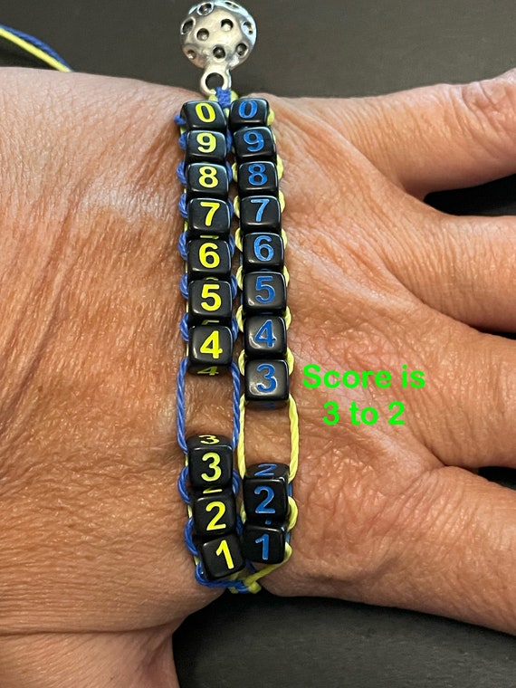 Pickleball Score Keeper Adult Female Adj Size 6mm Black Etsy