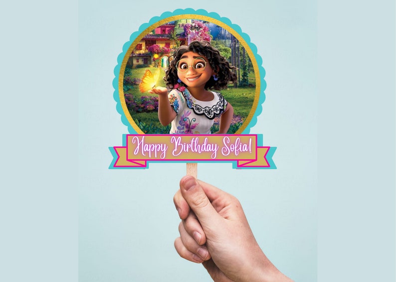 Encanto Printable Cake and Cupcake Toppers Isabela Mirabel Etsy Ireland