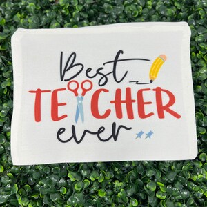 Bester Lehrer aller Zeiten Canvas Kosmetiktasche