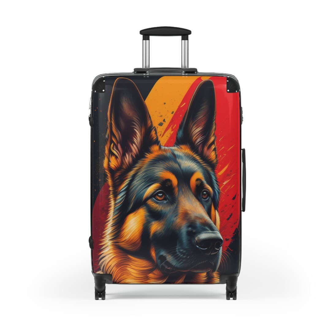 German Shepherd Suitcase, German Shepherd Luggage, German Shepherd Dog