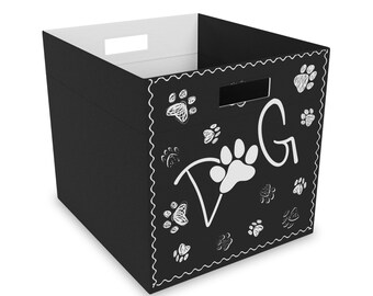 Dog Toy Storage Box, Toy Bin, Felt Box, Dog Toy Bin, Toy Box, Storage, Storage Box, Dog Mom Dog Dad, Dog Gift