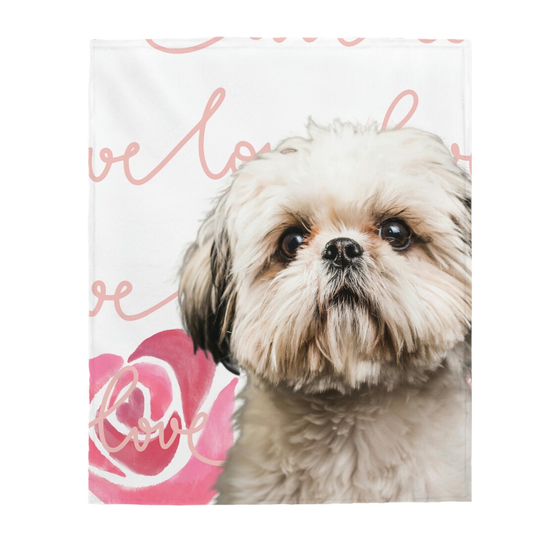 Shih Tzu Blanket, Shih Tzu Gift, Shih Tzu Mom, Adult Blanket, Kids Blanket, Teen Blanket Etsy