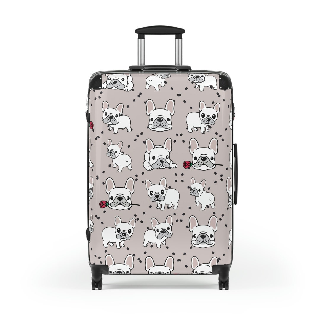 Frenchie Galore Suitcase, French Bulldog Suitcase, Frenchie Mom, Travel