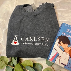 The Love Hypothesis Embroidered Sweater | Adam Carlsen | Carlsen Laboratory Ltd.