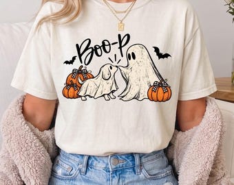 Boop Halloween DTF Transfer, Ghost Dog DTF Transfer, Boop Ghost DTF for Apparel Graphic