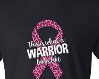 T-Shirt - cancer THIS is what a WARRIOR RIBBON - Adult