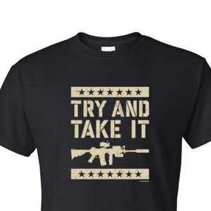 T-Shirt TRY and TAKE IT American Liberty 1776 Adult image 1