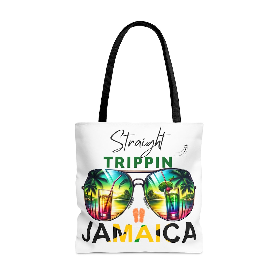 Straight Trippin Jamaica Tote Bag Etsy