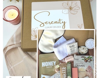 Gift Box for Her, New Mom Gift, Self Care Gift Box, Baby Shower Gift, Mother's Day Gift Set for Mom, Gift for Colleagues, Spa Gift Box