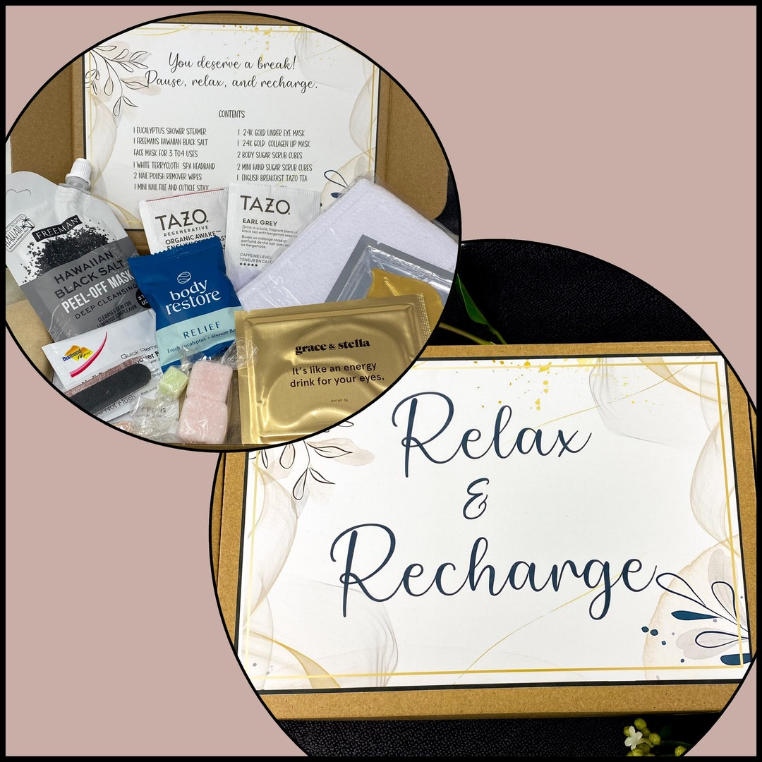 Spa Gift Box, Stress Relief Gift Set, Self Care Gift for Mom or Best ...