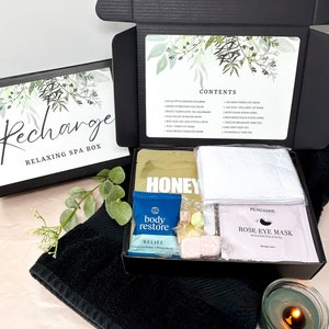 Mental Health Self Care Package for Her, Stress Relief Gift, Care Package for Her, Friendship Gift, Self Care Box For Women, Spa Gift Box
