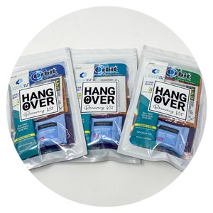 Hangover Kit, Self Care Kits for Girls' Trip, Bachelorette Hangover Kit, Adult Party Favors, Travels Hangover Kit Bag With Supplies image 10