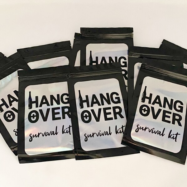 Hangover Kit Bag Etsy