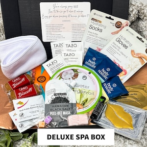 Spa Gift Box, Stress Relief Gift Set, Self Care Gift for Mom or Best Friend, Professional Gift, Relaxation Care Package Appreciation Gift image 3