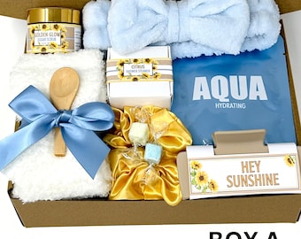 Self-Care Gift Box, Sending Hugs, Care Package for Her, Hug in a Box, Thinking of You Care Package,  Best Gifts for Her, Hygge Gift Box, Spa