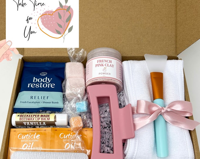 Self Care Box For Women, Stress Relief Gift, Care Package for Her, Mental Health Self Care Package for Her, Hygge Gift Box, Friendship Gift