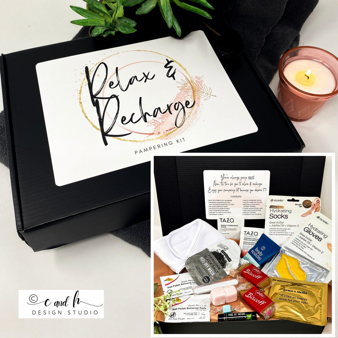 Stress Relief Gift, Self Care Box for Women, Care Package for Her ...