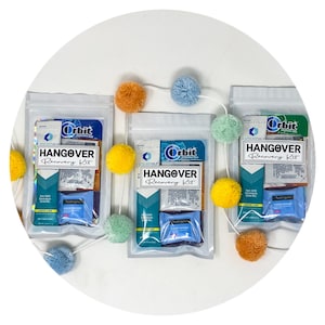 Hangover Kit, Self Care Kits for Girls' Trip, Bachelorette Hangover Kit, Adult Party Favors, Travels Hangover Kit Bag With Supplies image 8