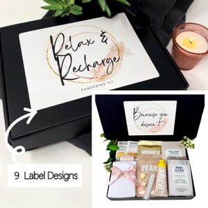 Spa Gift Box, Stress Relief Gift Set, Self Care Gift for Mom or Best Friend, Professional Gift, Relaxation Care Package Appreciation Gift