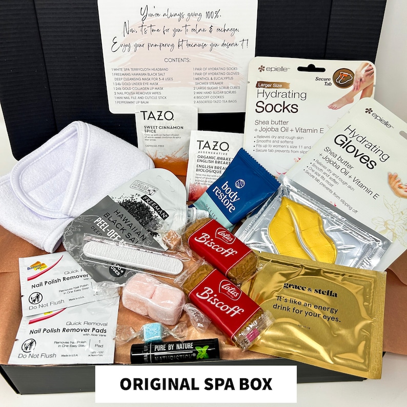 Spa Gift Box, Stress Relief Gift Set, Self Care Gift for Mom or Best Friend, Professional Gift, Relaxation Care Package Appreciation Gift image 2
