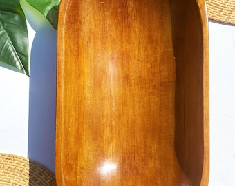 Large wooden bowl