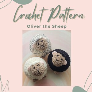 Oliver the Sheep Crochet Pattern (PDF pattern only!)