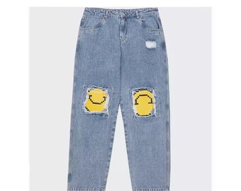 Smiley Jeans - Etsy Hong Kong