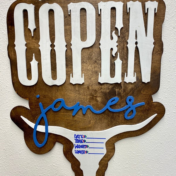 Western Baby Hospital Door Etsy