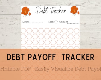 Debt Payoff Tracker | Debt Repayment | Debt free | Debt Planner | Debt Tracker | Debt Snowball Tracker | Track Debt Payment | Free of Debt
