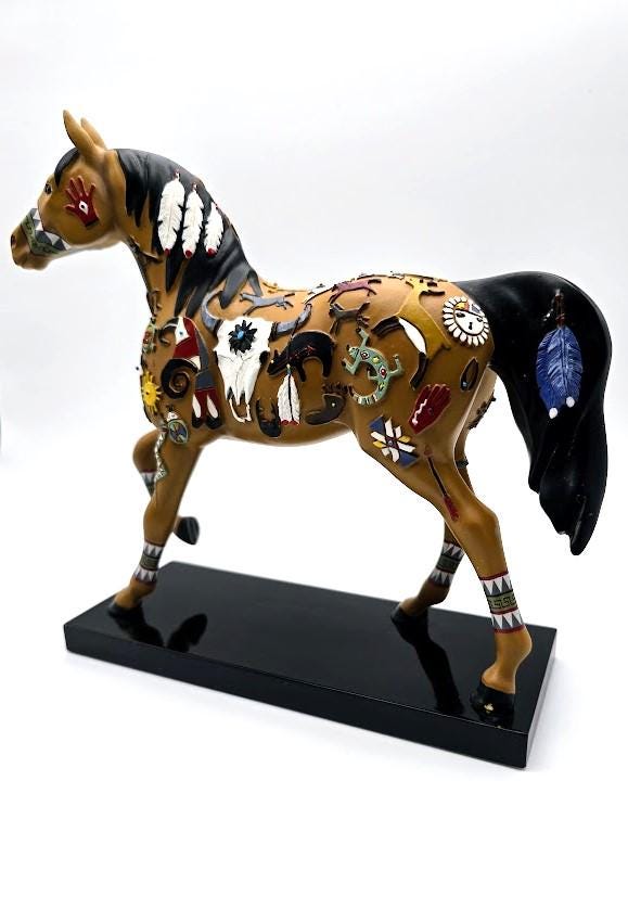 馬　置物　Painted Ponies ペインテッドポニー ペインテッド ポニー ホース・馬の置物 ファイアーマン ポニー