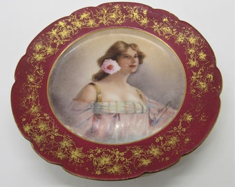 ヴィンテージ フェントン クランベリー コインドット花瓶、手吹き