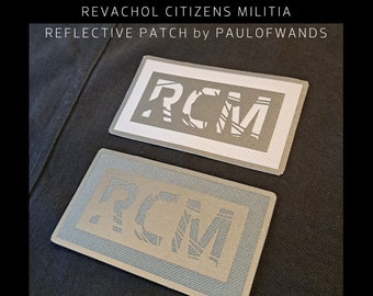 Disco Elysium - Revachol Citizens Militia RCM Reflective Patch