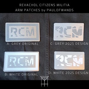 Toppa riflettente per braccio RCM della Milizia Cittadina di Revachol - Disco Elysium
