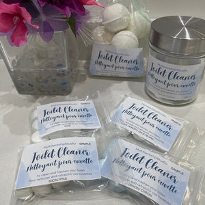 Toilet cleaner | sampler pack| eco friendly| fizz bomb| gift ideas | cleaning product