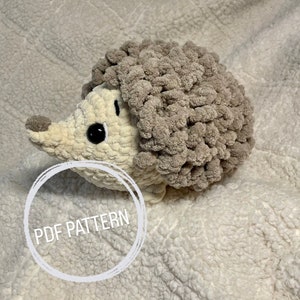 Harley the Hedgehog PDF Crochet Pattern | Chubby Critters Collection