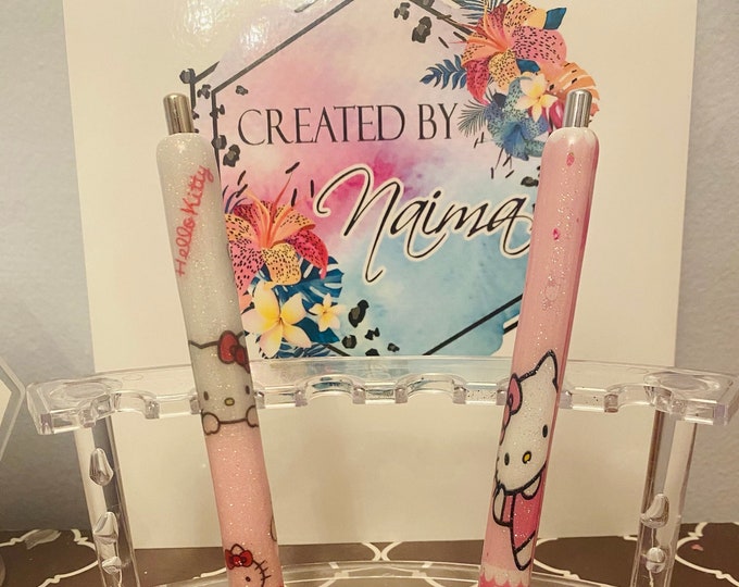 Refillable Hello Kitty Epoxy Gel Pen