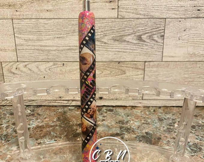 Custom Old Picture Film Glitter Gel Pen