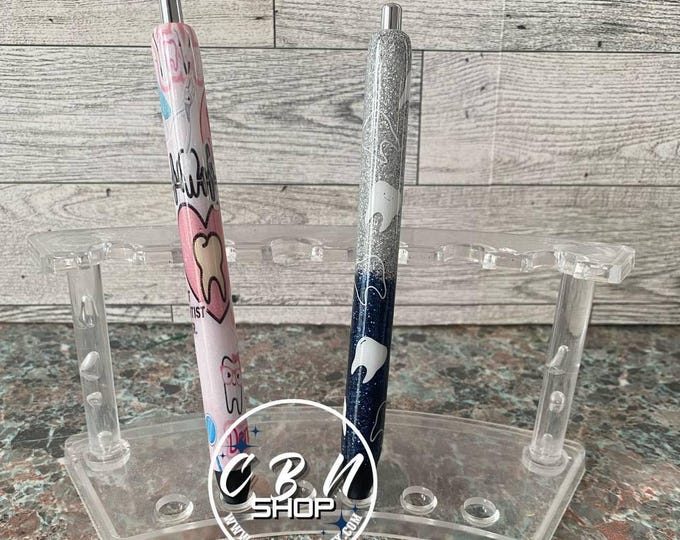 Refillable Dental Glitter Epoxy Gel Pen