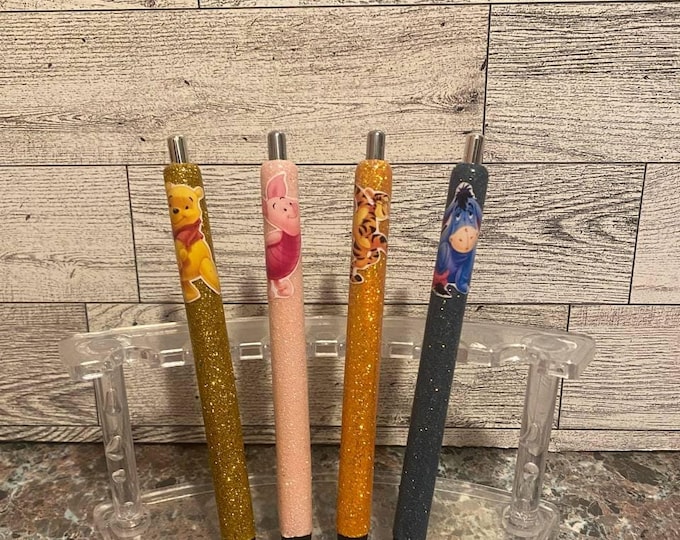 Refillable Winnie The Pooh & Friends Glitter Gel