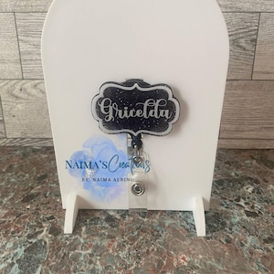 Bracket Frame Name Badge Reel | ID Holder | Healthcare ID | Medical Assistant | Nurses Gifts | Teachers Gifts