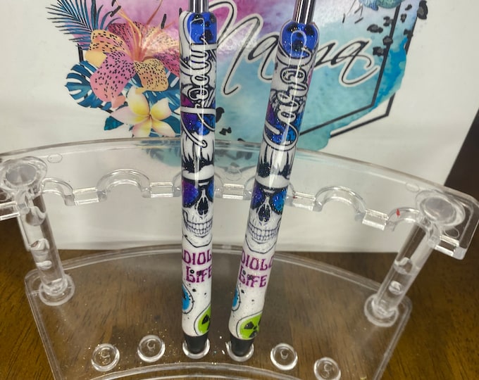 Refillable Skull Radiology Life Epoxy Gel Pen