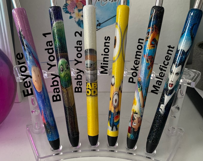 Refillable Disney Characters Epoxy Gel Pen