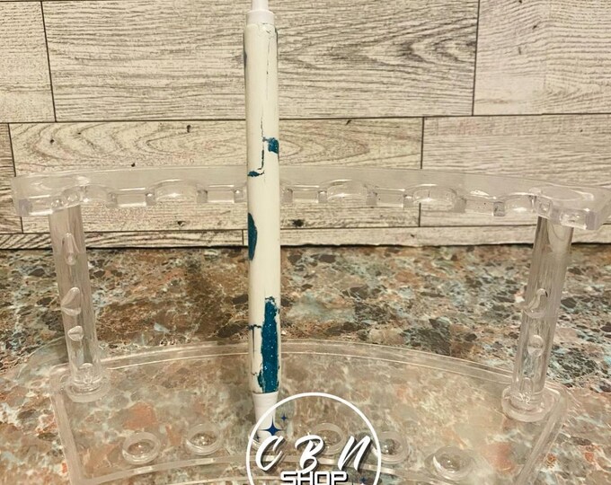 Crackle Glitter Epoxy Ballpoint Pen