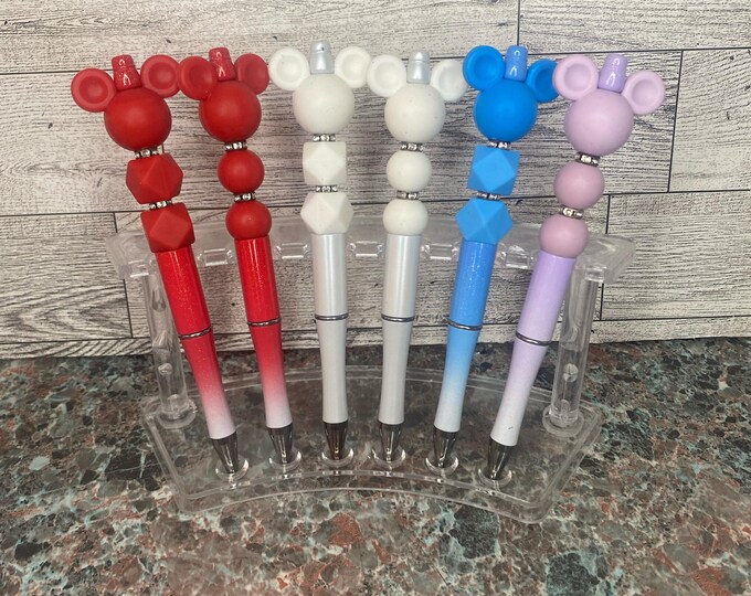 Mouse Head Beaded Pens